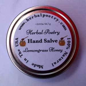 100% Natural Lemongrass-Honey Hand Salve. Multiple product options available: 3