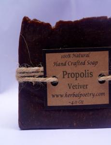 100% Natural Propolis - Vetiver Body Soap. Multiple product options available: 3