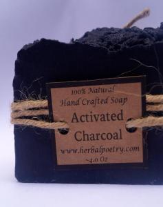 100% Natural Activated Charcoal Face and Body Soap. Multiple product options available: 3