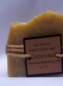 100% Natural Cedarwood Face and Body Soap. Multiple product options available: 3