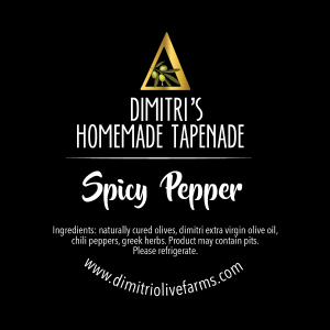 Dimitri's Spicy Pepper Infused Tapenade