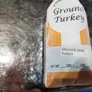 Turkey -- Sage sausage