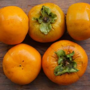 persimmon - non-astringent (can be eaten hard)