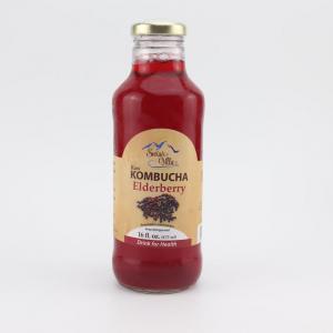 Kombucha - Swiss Villa Raw Elderberry 16oz.