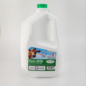 Swiss Villa Raw Cow Milk 1 Gallon In Plastic Jug