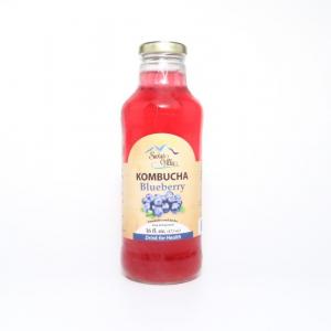 Kombucha - Swiss Villa Raw Blueberry 16oz.