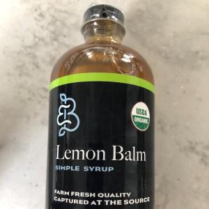 Lemon Balm Botanical Simple Syrup 